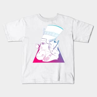 Dual Color Nefertiti and The Stars Kids T-Shirt